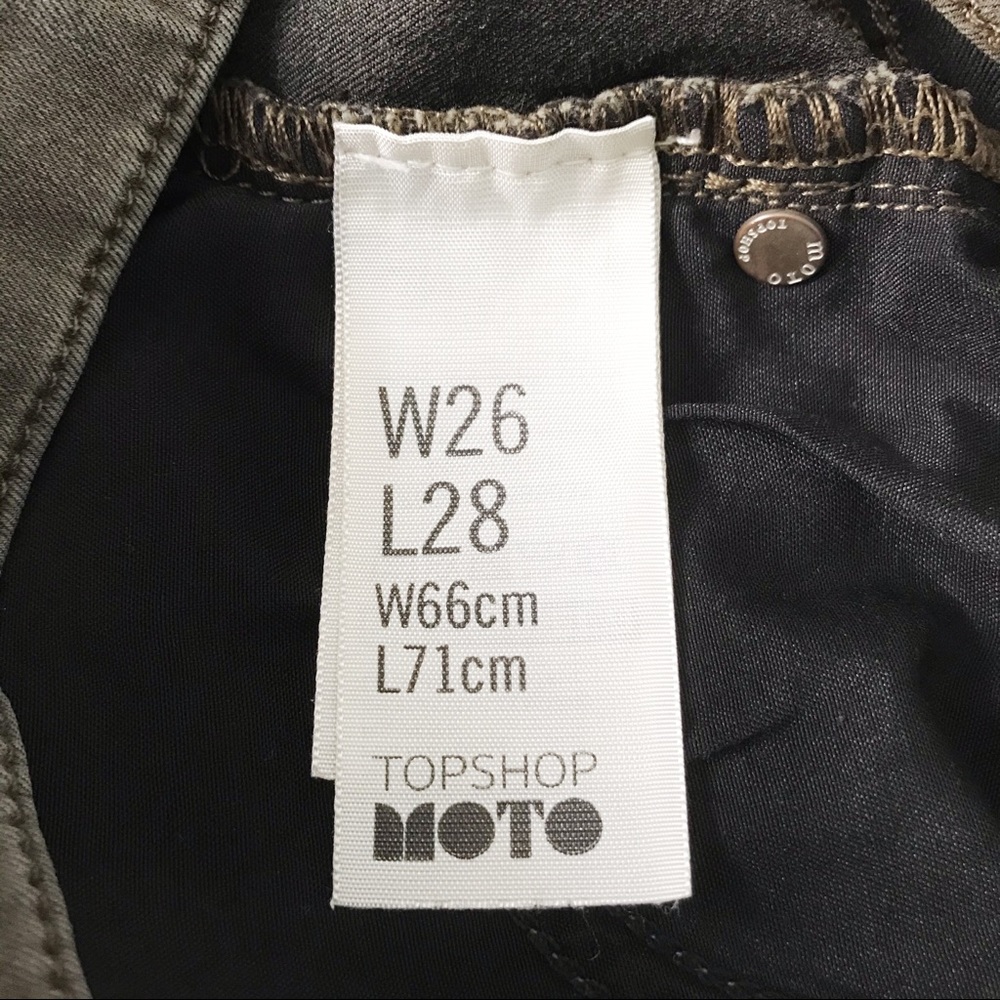 Topshop Leigh olive green skinny jeans - Picture 6 of 12